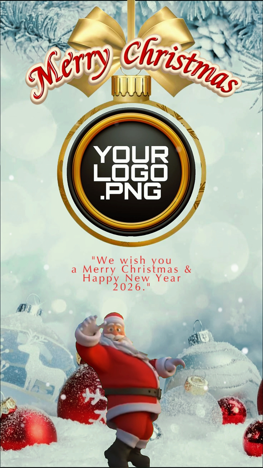 LOGO DE SAUDAÇÃO DE NATAL
