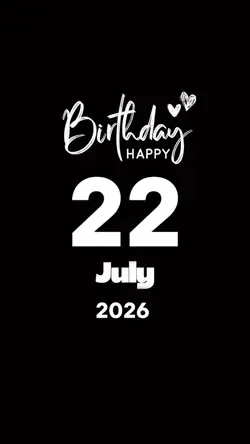 Hbd 22 July 2026