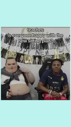New sitting plan