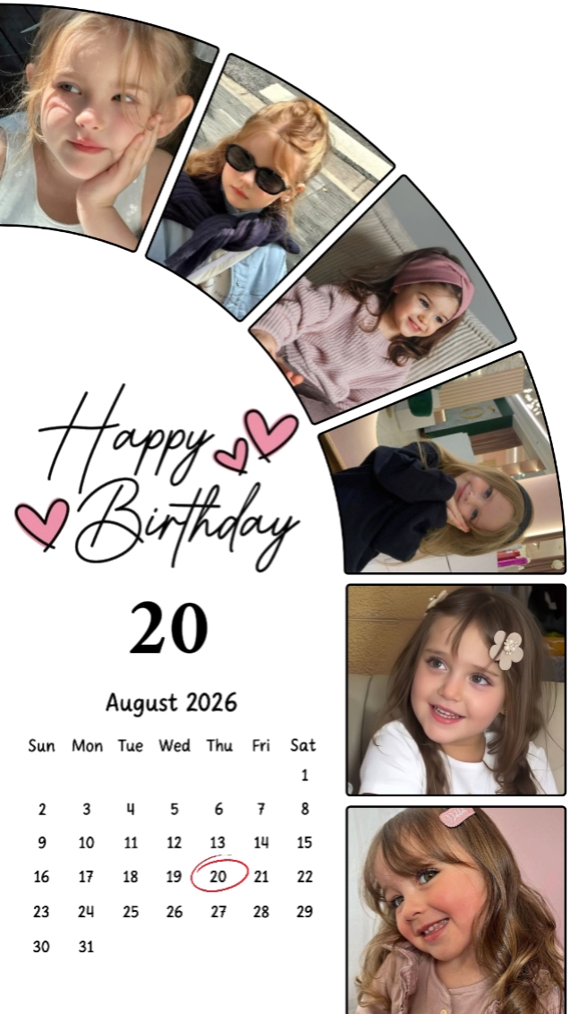 Birthday 20 August