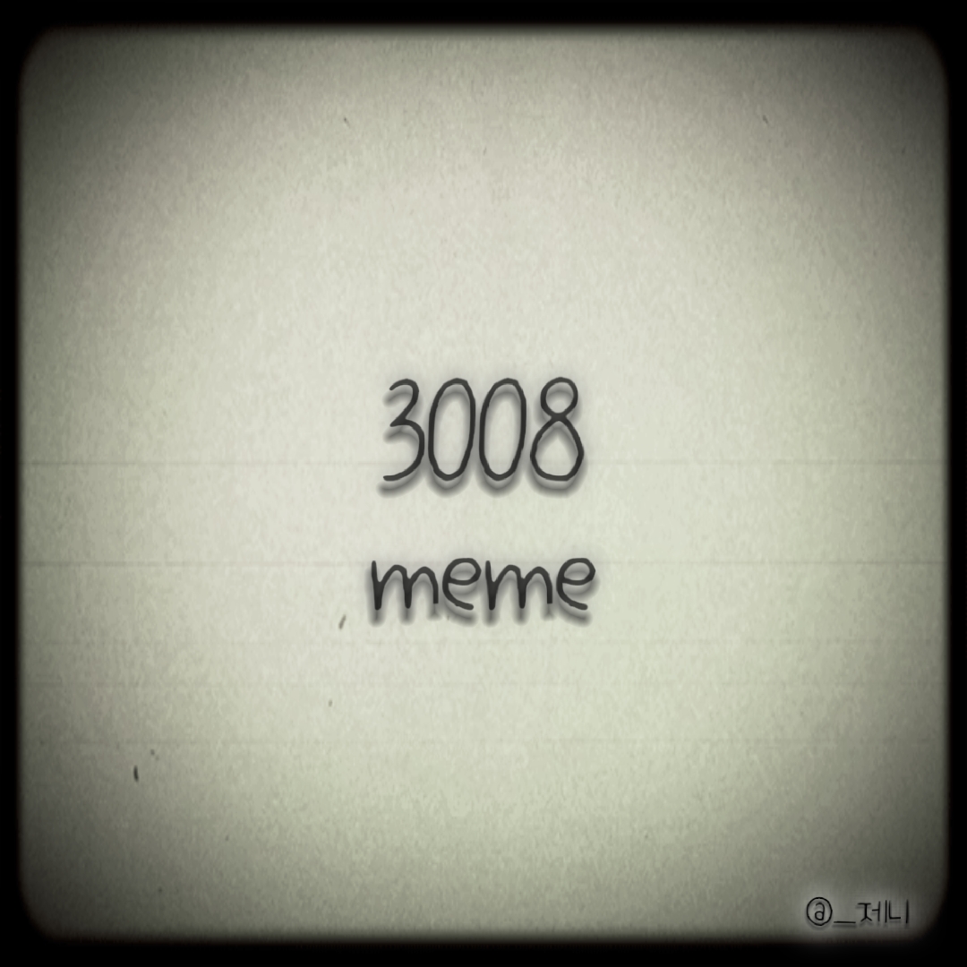 3008 meme | 신입캡크 입니다