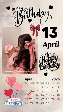 birthday 13 April