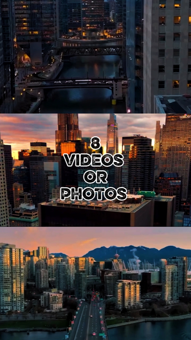 8 VÍDEOS OU FOTOS 