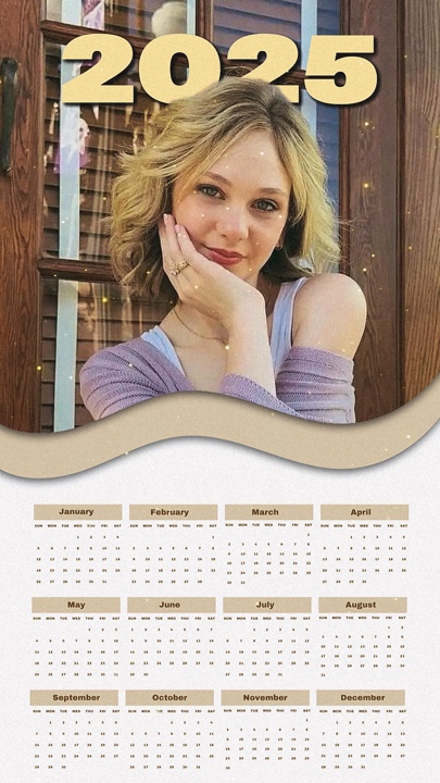 2025 calendar 📅 