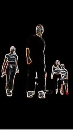 Neon outline