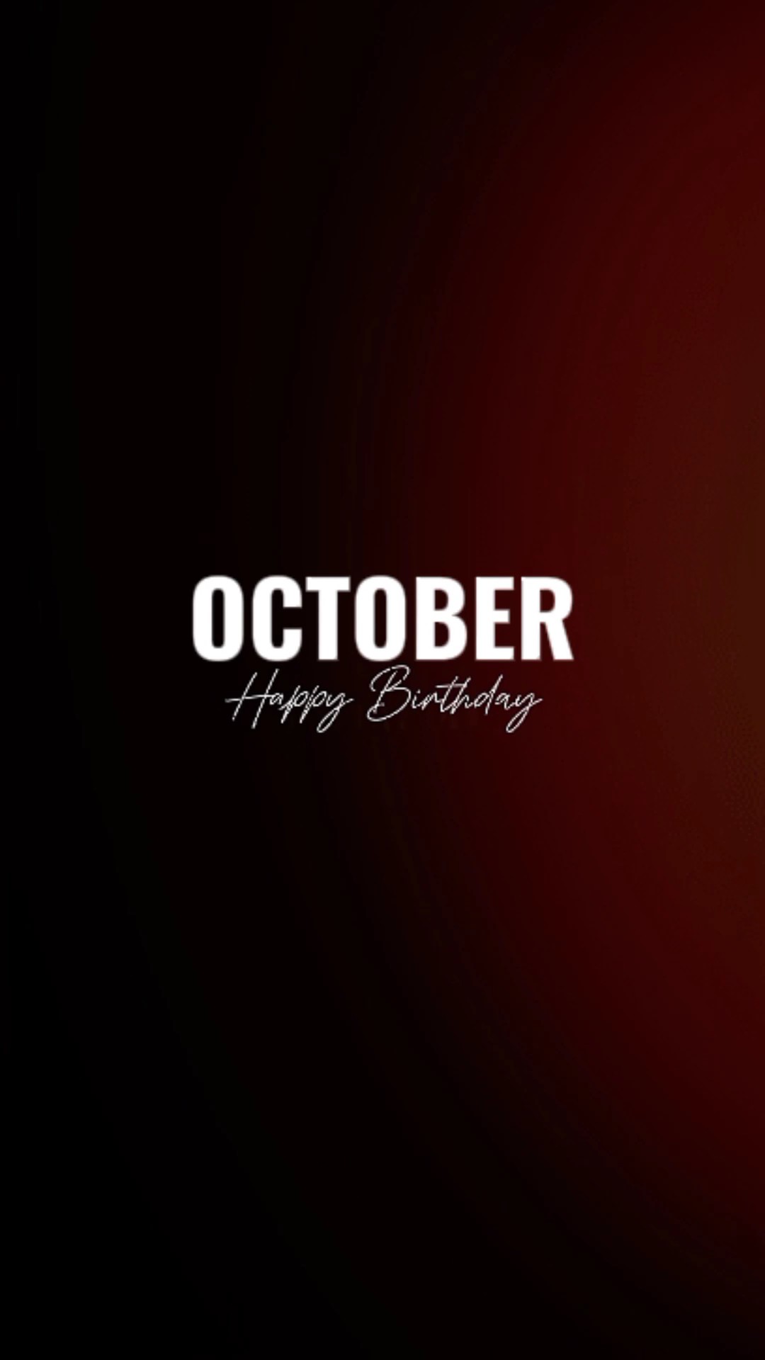 hbd to me