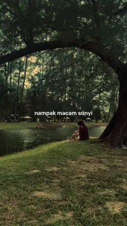 nampak macam sunyi 