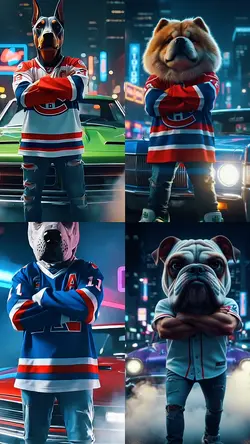 Split screen templat