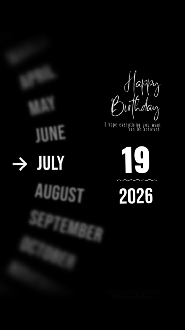 ULANG TAHUN CINTA 19 JULI