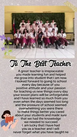 to the best teacher
