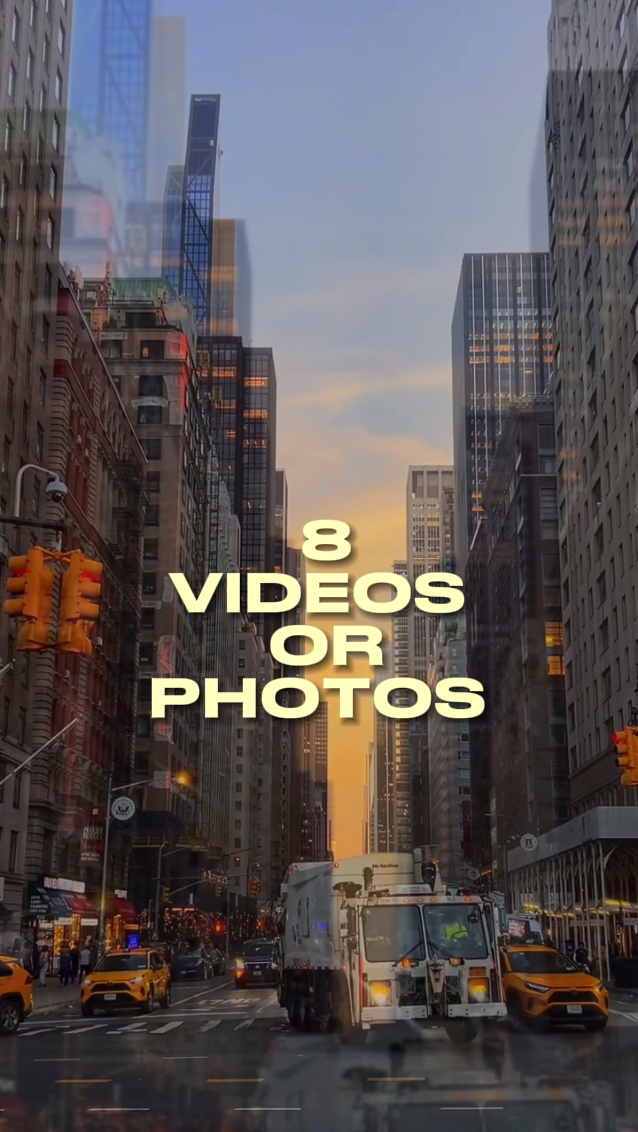 8 VIDÉOS OU PHOTOS 