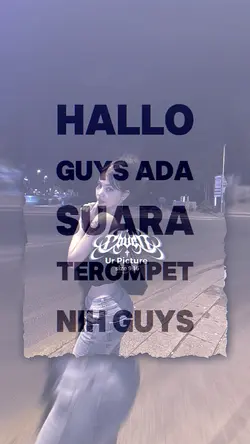 ada suara terompet