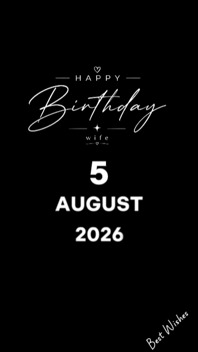 HBD EŞİ 5 AĞUSTOS 