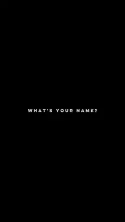 My name is... 