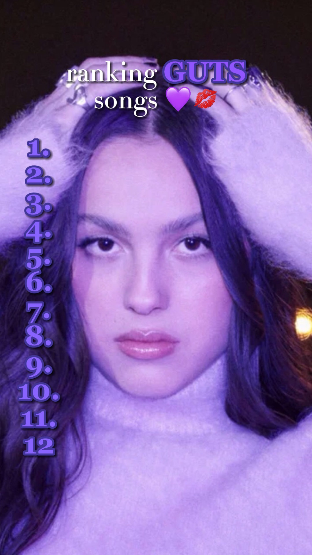 ranking GUTS 💜🎸