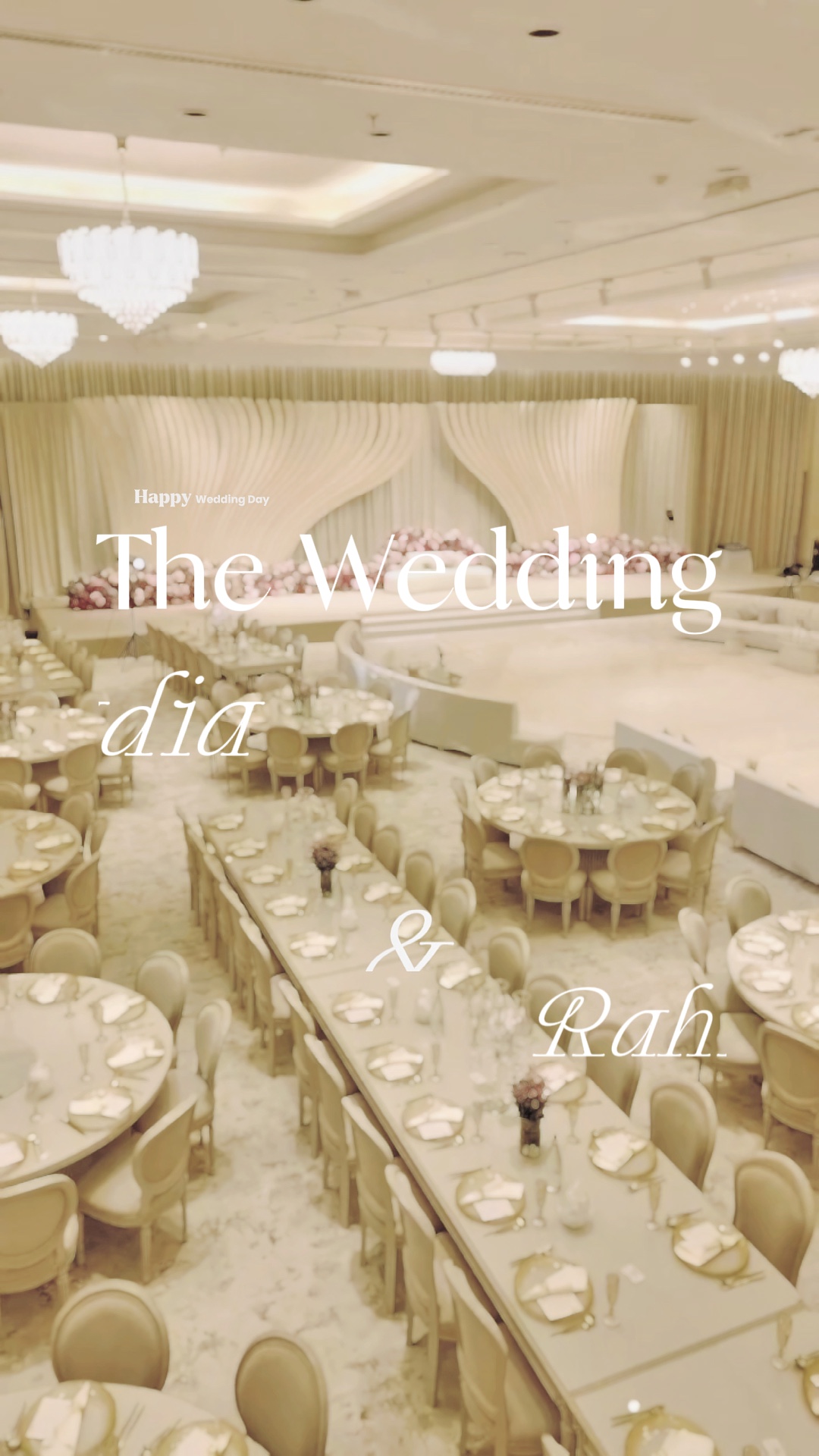 Full Wedding Cover Muslim Template - Pippit