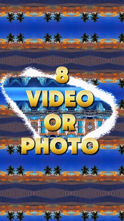 8 video veya fotoğraf 