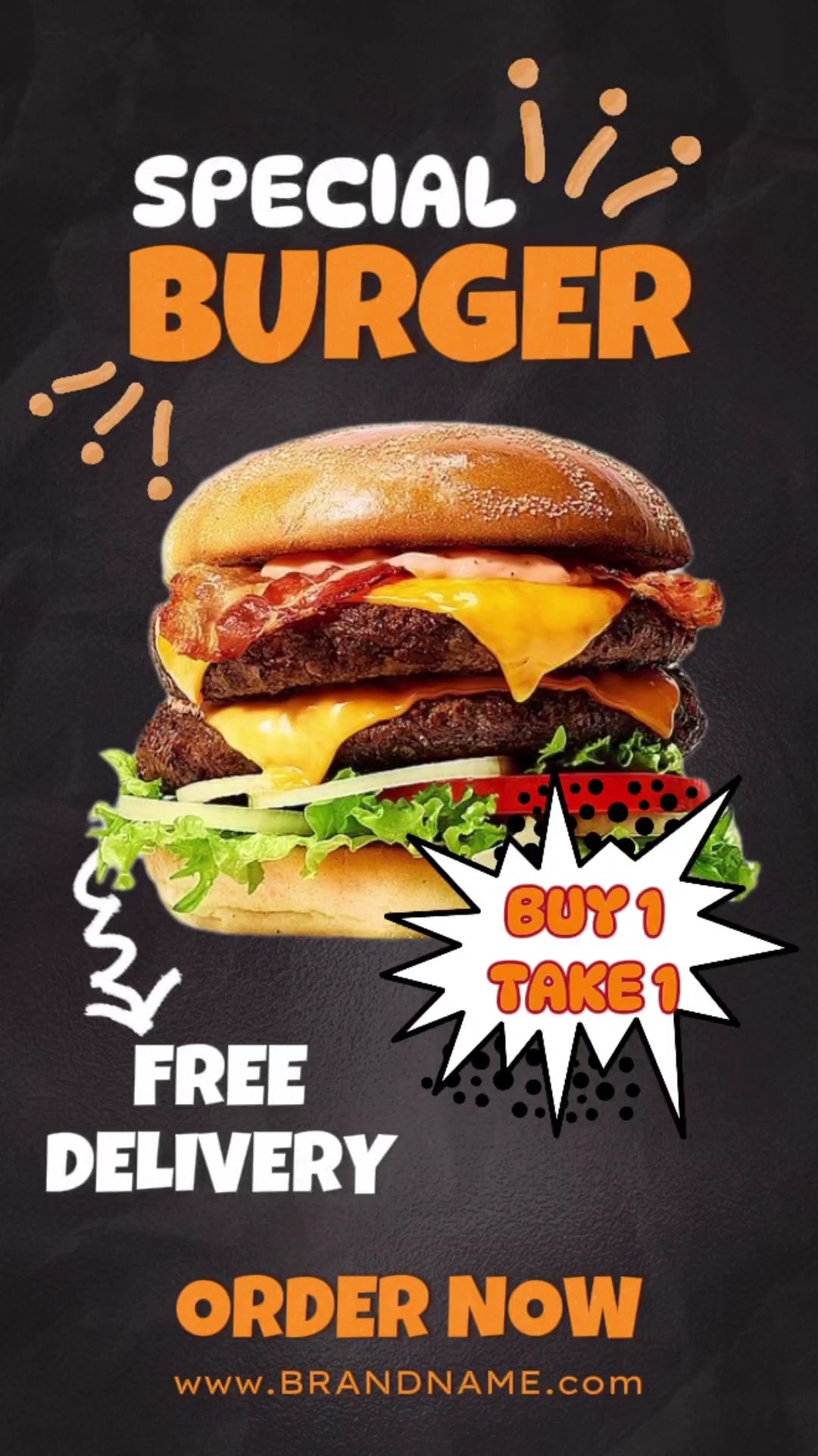 Promoción de hamburguesas