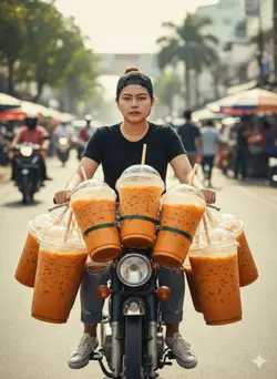 ชาเย็นสักแก้ว