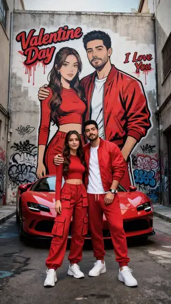 Graffiti couple