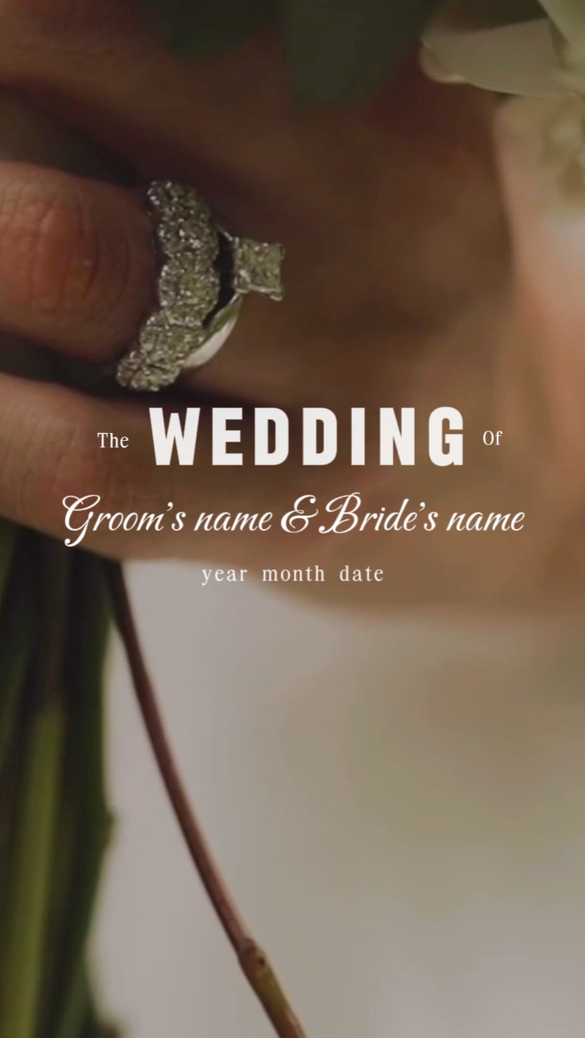 Wedding aesthetic **