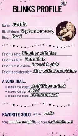 blink profile