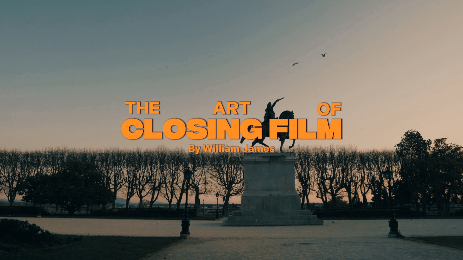 Outro credits film 