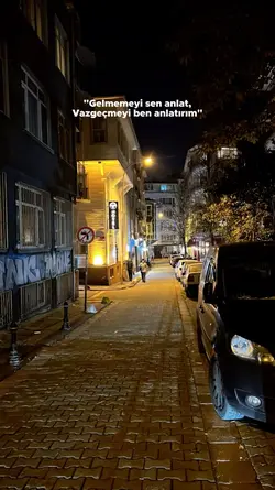 gelmemeyi sen anlat