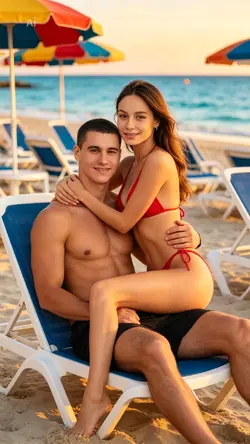 AI COUPLE BEACH