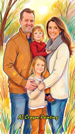 Ai Crayon Painting