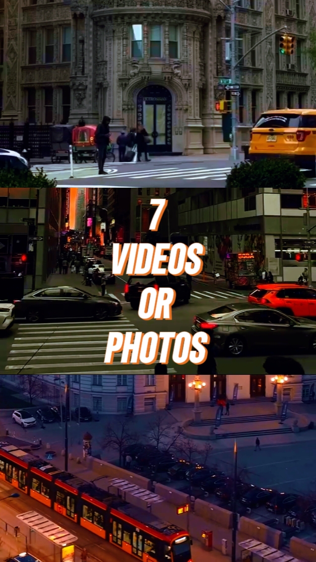 7 VÍDEOS OU FOTOS 