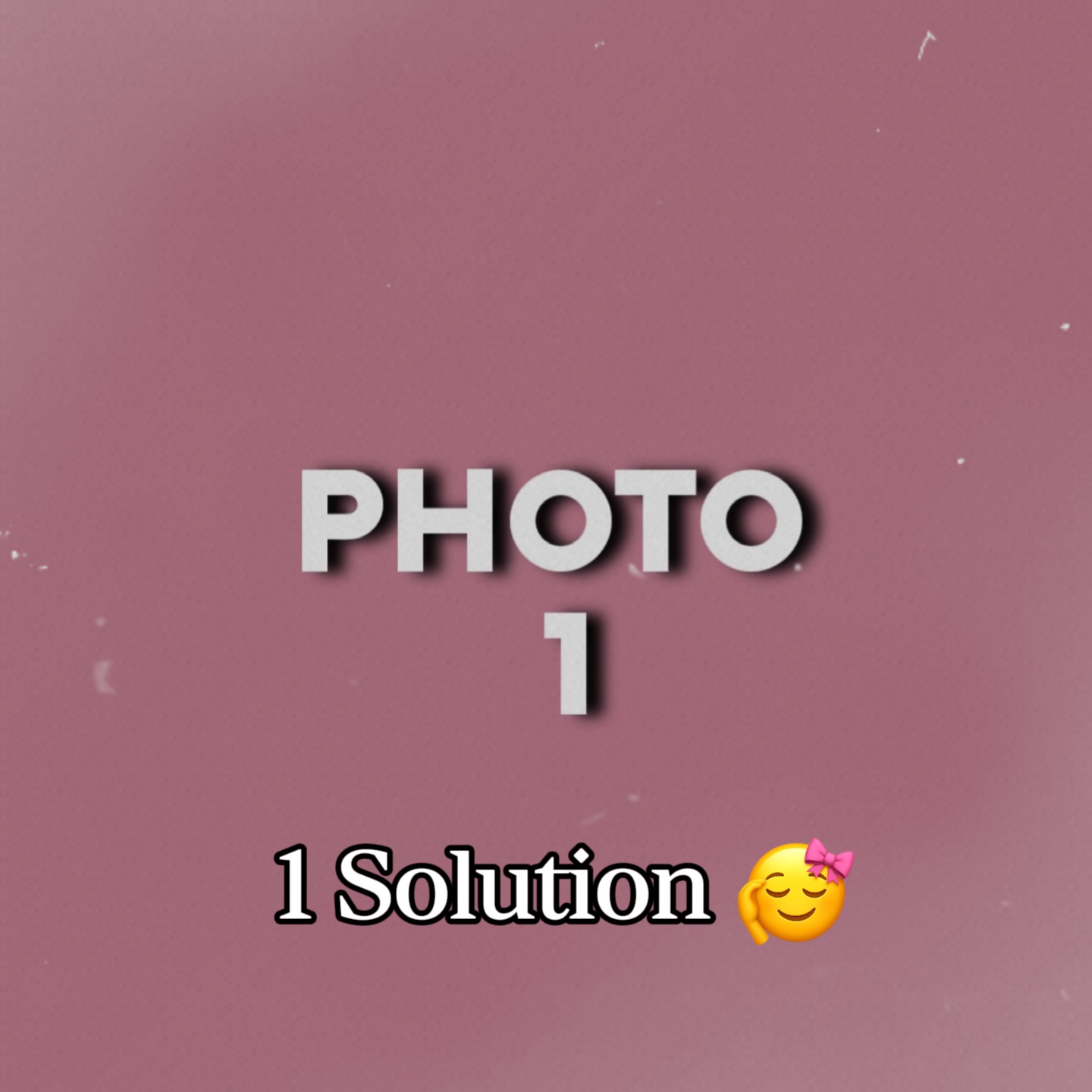 1 solution 