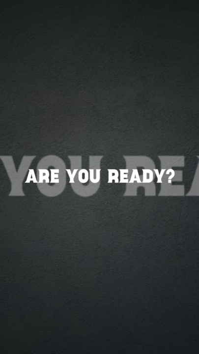Are you ready ? 