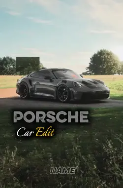Porsche car edit