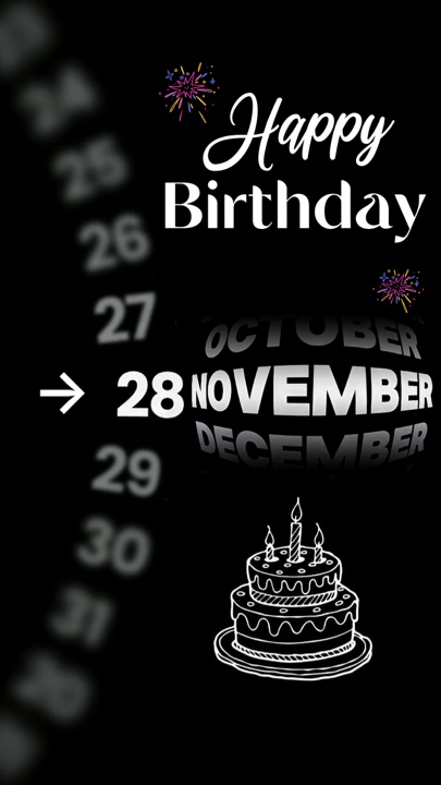 Birthday 28 November
