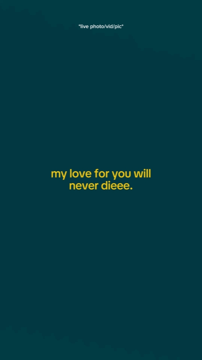 my love for you 