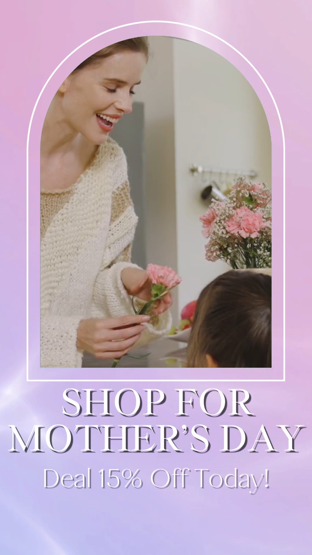 Muttertag Blumenladen Förderung für Business-Vorlage 