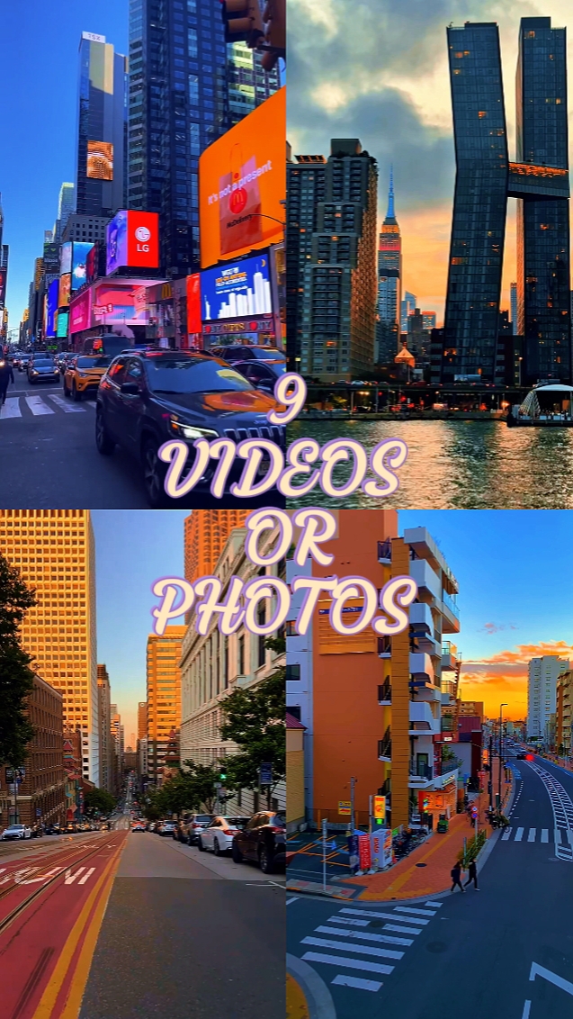 9 VIDEOS OR PHOTOS 