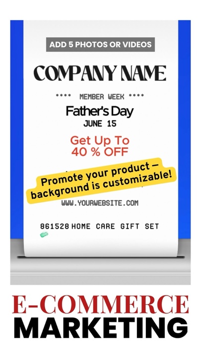 Promoção de Vendas de Recibos