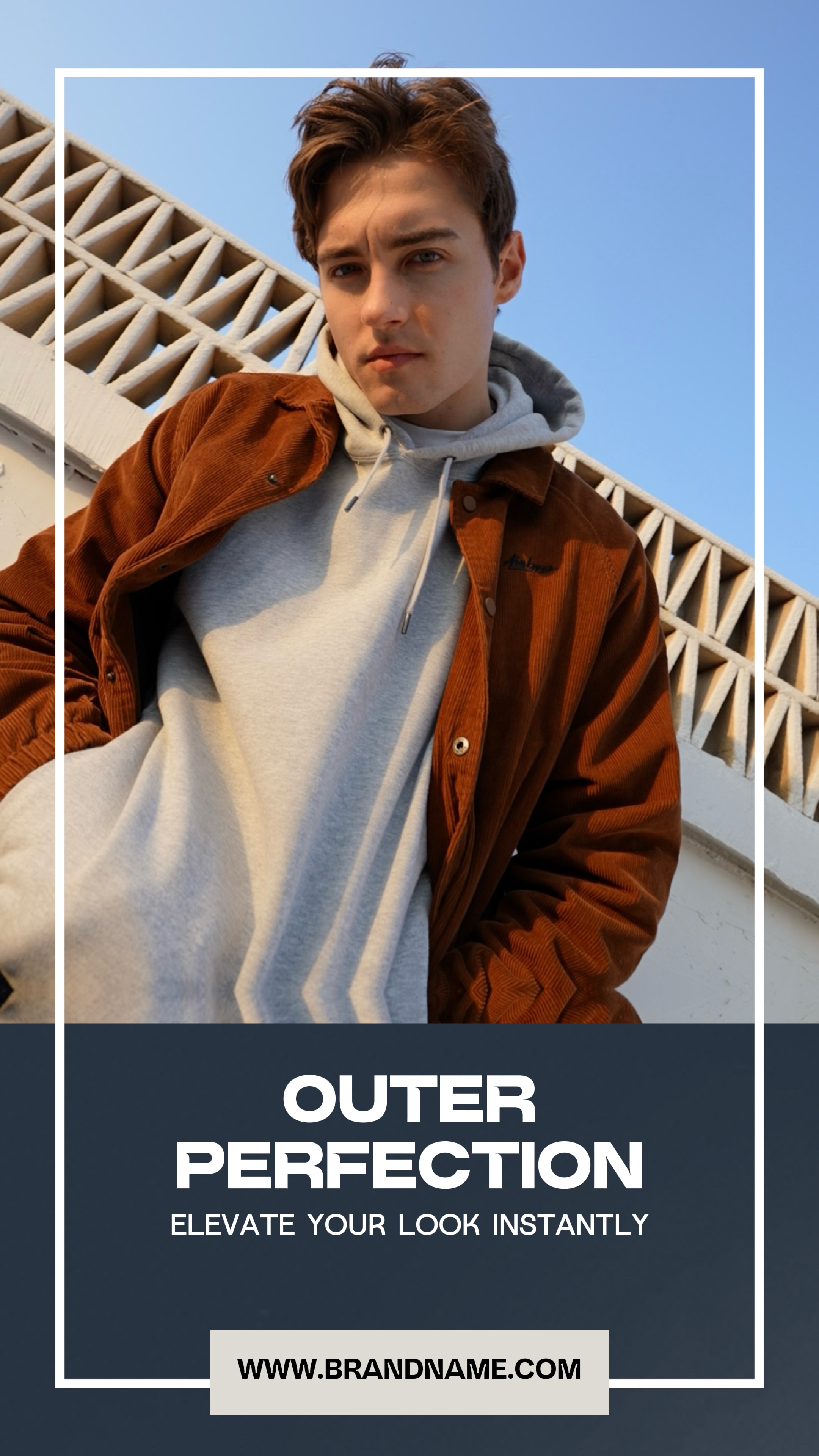 Modelo de negócios do dia dos pais Indústria de roupas OOTD
