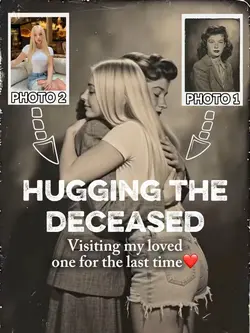 hugging the deceased