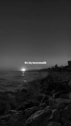 BİZ BECEREMEDİK
