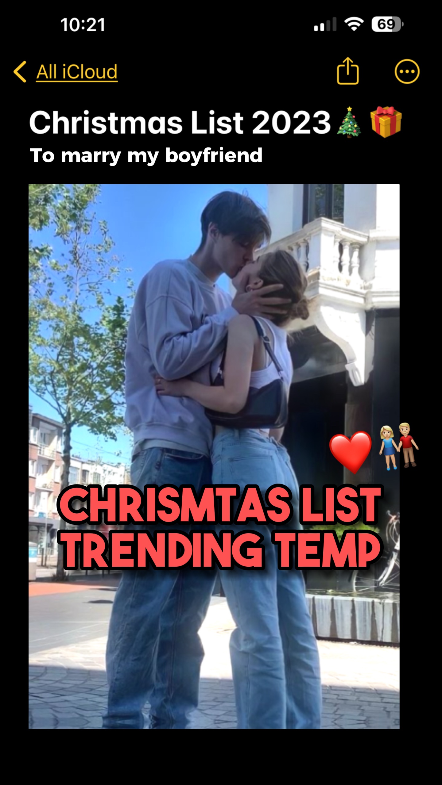 Lista de natal❤️👫🏼