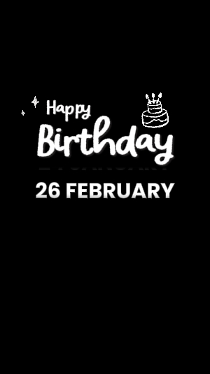 Cumpleaños 26 de febrero