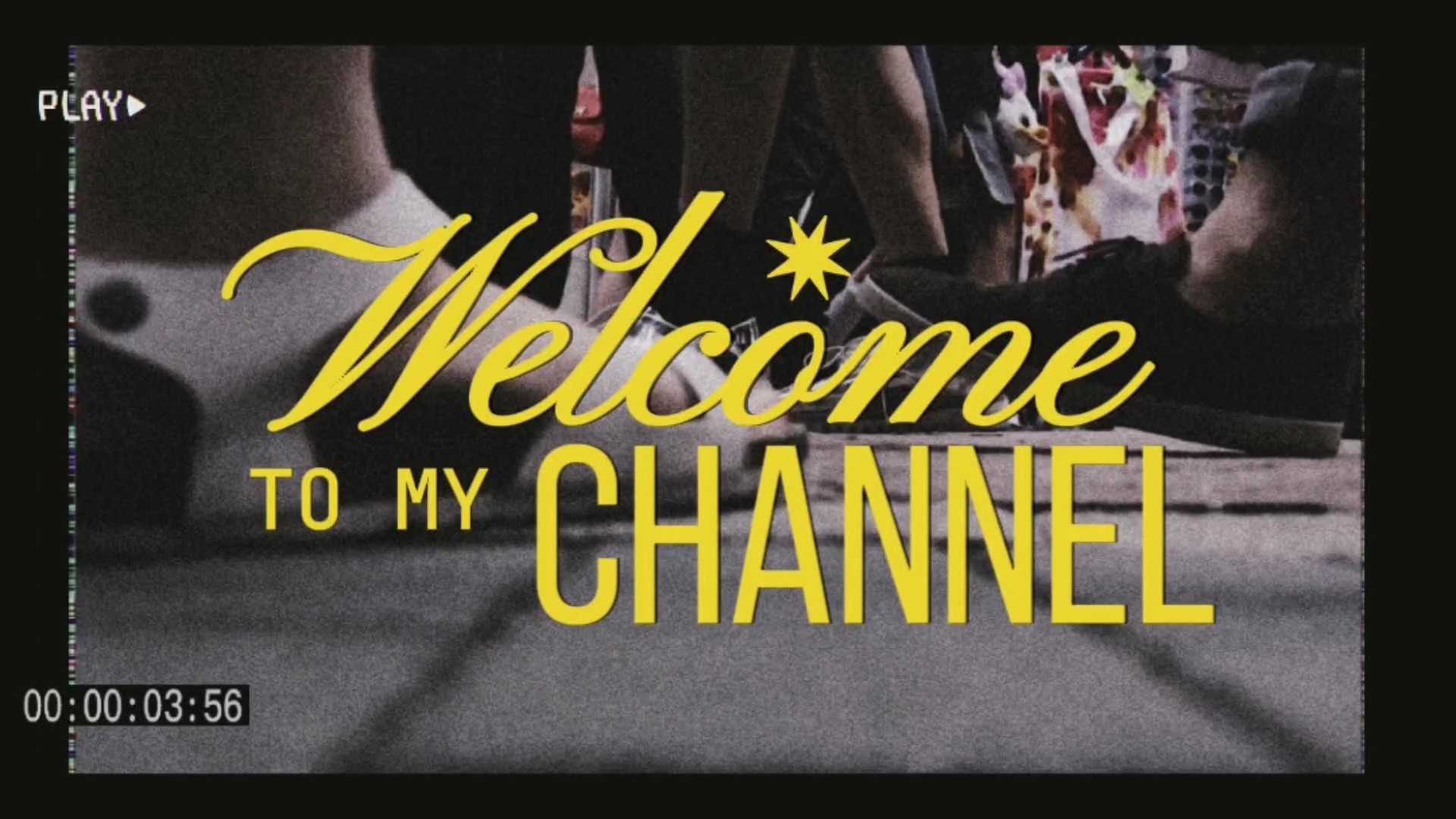 Intro del canal Estilo retro general Plantilla de YouTube