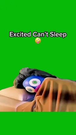 Excited can’t sleep 