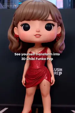 3D Chibi Funko AI
