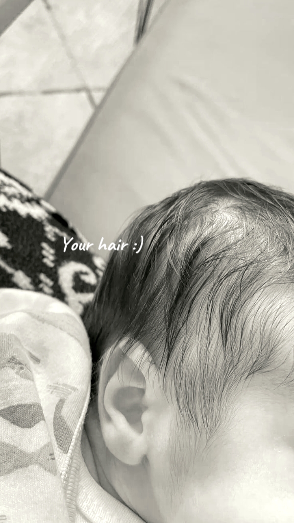 Your hair your eyes 