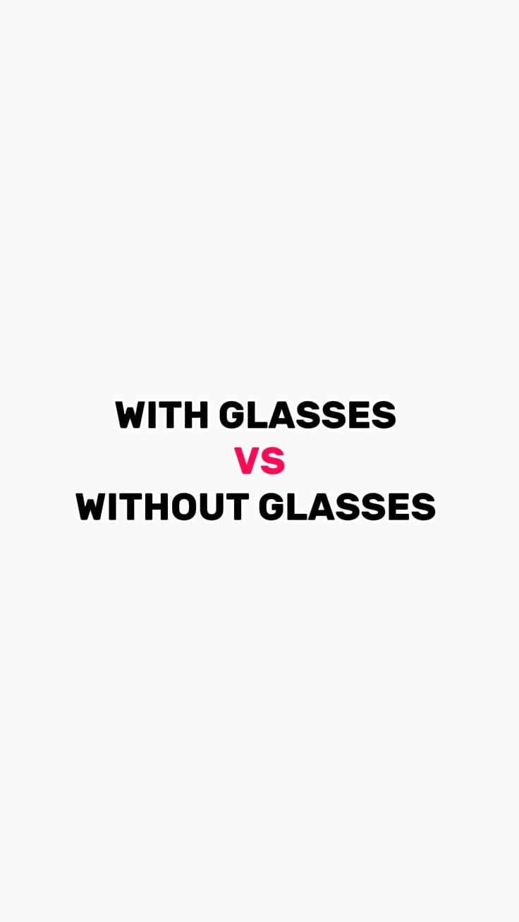 avec des lunettes sans