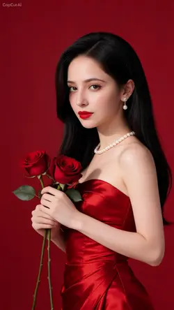 red rose photoshoot